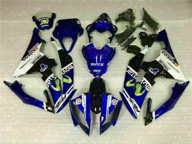 Carénages Yamaha R6 08-16 - Blanc Bleu
