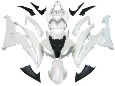 Carénages Yamaha R6 08-16 - Blanc Nacré