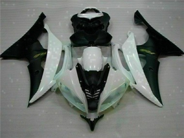 Carénages Yamaha R6 08-16 - Blanc Noir