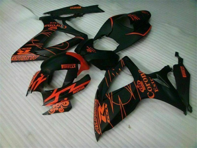Carénages de Rechange Suzuki GSXR 600 / 750 K6 06-07 - Noir Carénages de Rechange Suzuki GSXR 600 / 750 K6 06-07 - Noir