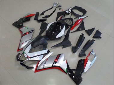 Carrosserie Aprilia RS4 50 125 11-18 - Noir Argent Rouge