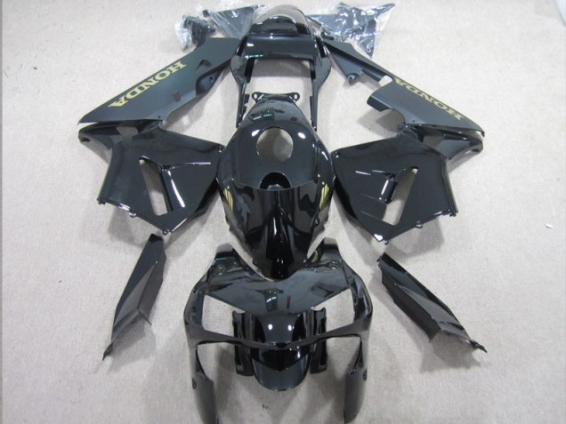 Carrosserie Honda CBR 600 RR 03-04 - Noir Or Décalque Carrosserie Honda CBR 600 RR 03-04 - Noir Or Décalque