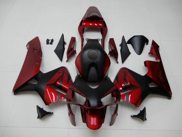 Carrosserie Honda CBR 600 RR 03-04 - Rouge Noir Carrosserie Honda CBR 600 RR 03-04 - Rouge Noir