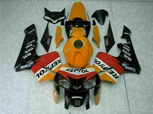 Carrosserie Honda CBR 600 RR 05-06 - Orange Noir Repsol Carrosserie Honda CBR 600 RR 05-06 - Orange Noir Repsol