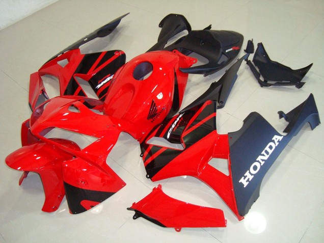 Carrosserie Honda CBR 600 RR 05-06 - Rouge Noir Carrosserie Honda CBR 600 RR 05-06 - Rouge Noir