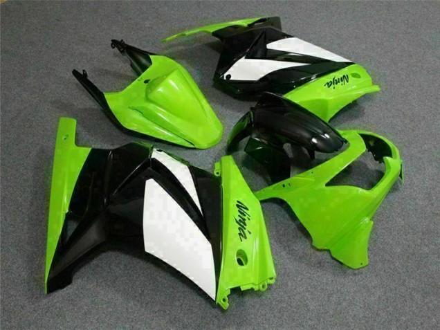 Carrosserie Kawasaki EX250 08-12 - Vert Noir Ninja Carrosserie Kawasaki EX250 08-12 - Vert Noir Ninja