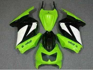 Carrosserie Kawasaki EX250 08-12 - Vert Noir Ninja
