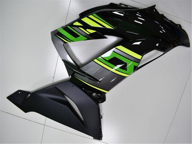 Carrosserie Kawasaki ZX6R 13-18 - Vert Noir Carrosserie Kawasaki ZX6R 13-18 - Vert Noir