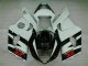 Carrosserie Suzuki GSXR 1000 K3 03-04 - Blanc Noir Carrosserie Suzuki GSXR 1000 K3 03-04 - Blanc Noir