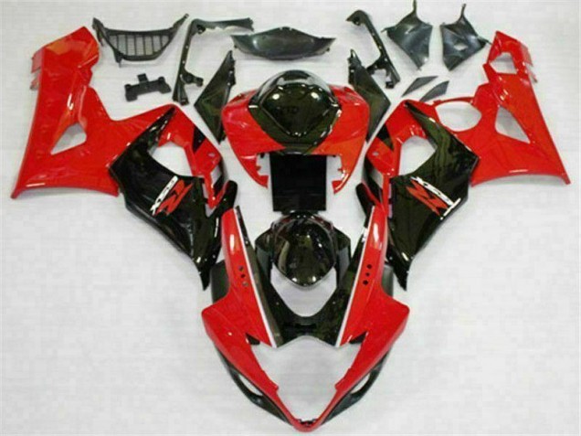 Carrosserie Suzuki GSXR 1000 K5 05-06 - Rouge Noir Carrosserie Suzuki GSXR 1000 K5 05-06 - Rouge Noir