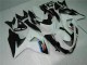 Carrosserie Suzuki GSXR 1000 K9 09-16 - Blanc Noir Carrosserie Suzuki GSXR 1000 K9 09-16 - Blanc Noir
