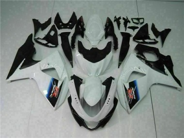 Carrosserie Suzuki GSXR 1000 K9 09-16 - Blanc Noir