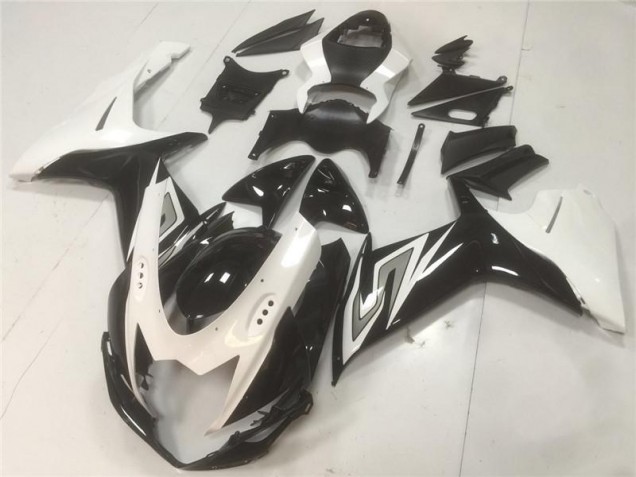 Carrosserie Suzuki GSXR 600 / 750 K11 11-24 - Noir Blanc Carrosserie Suzuki GSXR 600 / 750 K11 11-24 - Noir Blanc