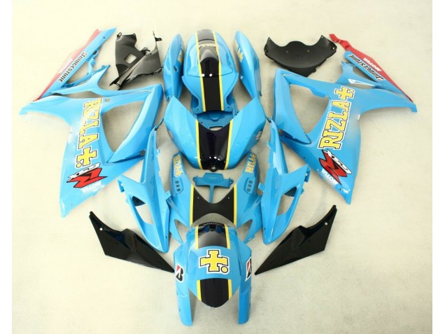 Carrosserie Suzuki GSXR 600 / 750 K6 06-07 - Bleu Noir Carrosserie Suzuki GSXR 600 / 750 K6 06-07 - Bleu Noir