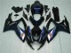 Carrosserie Suzuki GSXR 600 / 750 K6 06-07 - Noir Bleu Carrosserie Suzuki GSXR 600 / 750 K6 06-07 - Noir Bleu