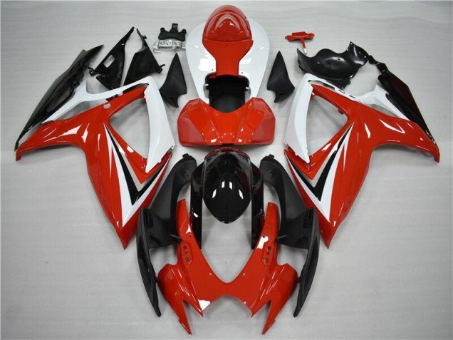 Carrosserie Suzuki GSXR 600 / 750 K6 06-07 - Rouge Noir Carrosserie Suzuki GSXR 600 / 750 K6 06-07 - Rouge Noir