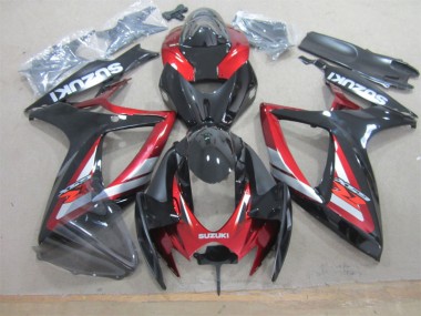 Carrosserie Suzuki GSXR 600 K6 06-07 - Noir Rouge