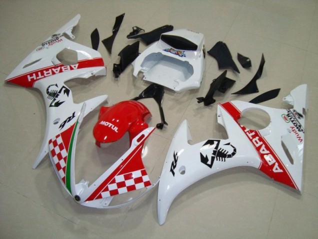 Carrosserie Yamaha R6 03-05 - Rouge Blanc Carrosserie Yamaha R6 03-05 - Rouge Blanc