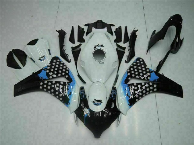 Kit Carénages Complet Honda CBR 1000 RR 08-11 - Blanc Noir Kit Carénages Complet Honda CBR 1000 RR 08-11 - Blanc Noir