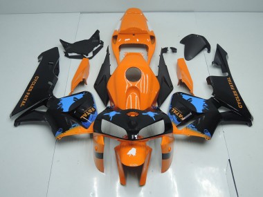 Kit Carénages Complet Honda CBR 600 RR 05-06 - Orange Noir