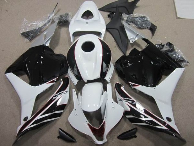 Kit Carénages Complet Honda CBR 600 RR 09-12 - Noir Blanc Kit Carénages Complet Honda CBR 600 RR 09-12 - Noir Blanc