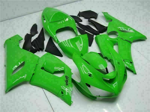 Kit Carénages Complet Kawasaki ZX6R 05-06 - Vert Kit Carénages Complet Kawasaki ZX6R 05-06 - Vert