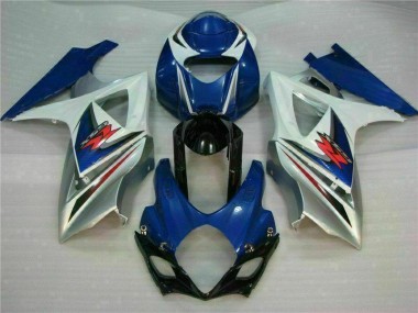Kit Carénages Complet Suzuki GSXR 1000 K7 07-08 - Bleu Blanc