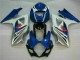 Kit Carénages Complet Suzuki GSXR 1000 K7 07-08 - Bleu Blanc Kit Carénages Complet Suzuki GSXR 1000 K7 07-08 - Bleu Blanc