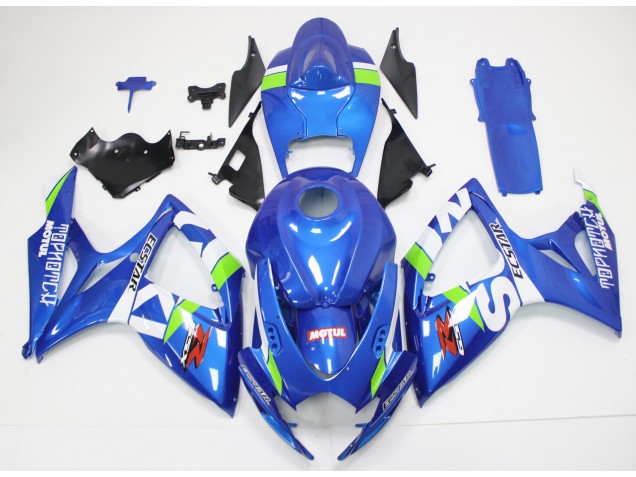 Kit Carénages Complet Suzuki GSXR 600 / 750 K6 06-07 - Bleu Blanc Kit Carénages Complet Suzuki GSXR 600 / 750 K6 06-07 - Bleu Blanc