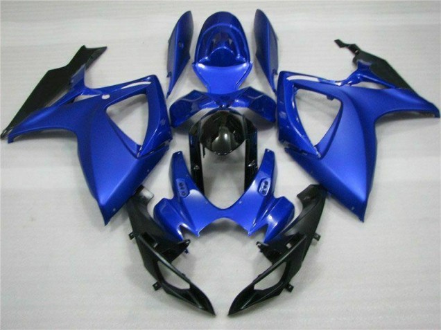 Kit Carénages Complet Suzuki GSXR 600 / 750 K6 06-07 - Bleu Noir Kit Carénages Complet Suzuki GSXR 600 / 750 K6 06-07 - Bleu Noir