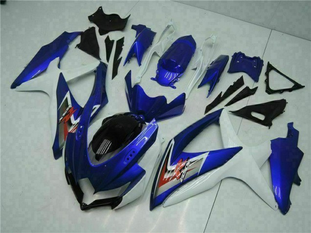 Kit Carénages Complet Suzuki GSXR 600 / 750 K8 08-10 - Bleu Blanc Kit Carénages Complet Suzuki GSXR 600 / 750 K8 08-10 - Bleu Blanc