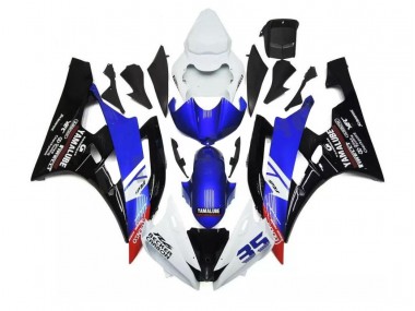 Kit Carénages Complet Yamaha R6 06-07 - Bleu Blanc