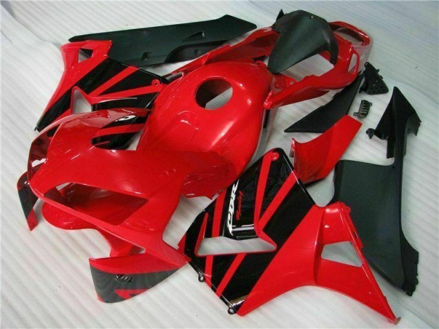 Kit Carénages Honda CBR 600 RR 03-04 - Rouge Noir Kit Carénages Honda CBR 600 RR 03-04 - Rouge Noir