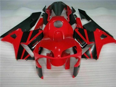 Kit Carénages Honda CBR 600 RR 03-04 - Rouge Noir
