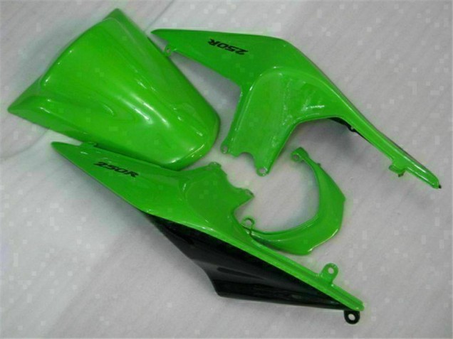 Kit Carénages Kawasaki EX250 08-12 - Vert Noir Ninja Kit Carénages Kawasaki EX250 08-12 - Vert Noir Ninja