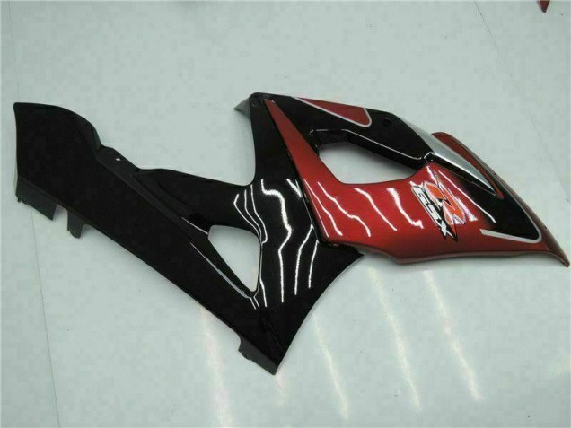 Kit Carénages & Plastique Suzuki GSXR 1000 K5 05-06 - Rouge Noir