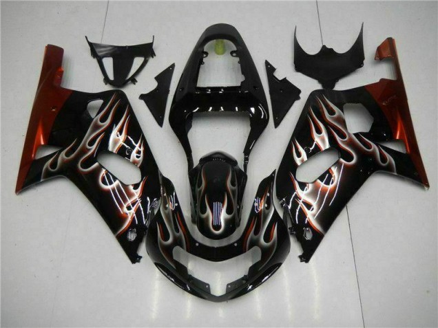 Kit Carénages & Plastique Suzuki GSXR 600 / 750 K1 K2 K3 01-03 - Noir Kit Carénages & Plastique Suzuki GSXR 600 / 750 K1 K2 K3 01-03 - Noir