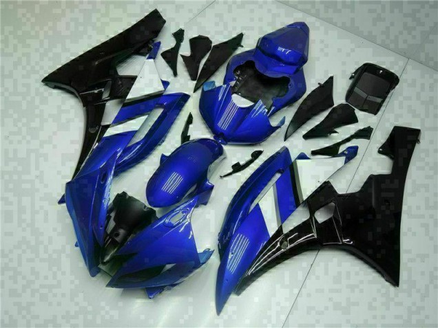 Kit Carénages & Plastique Yamaha R6 06-07 - Bleu Noir