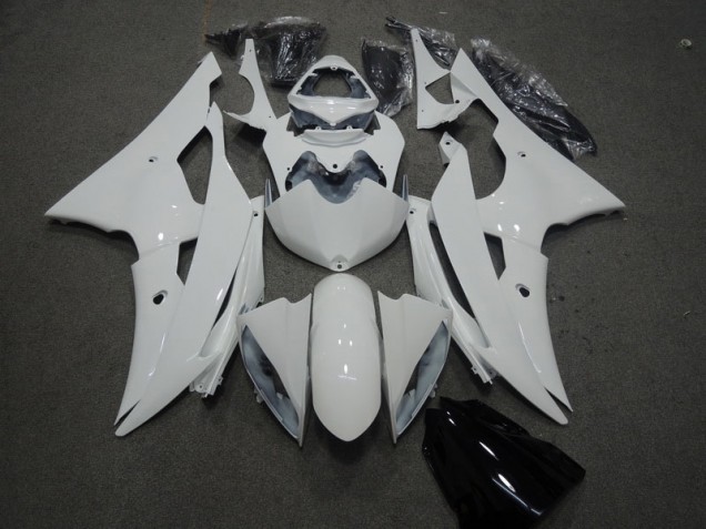 Kit Carénages & Plastique Yamaha R6 08-16 - Blanc Kit Carénages & Plastique Yamaha R6 08-16 - Blanc