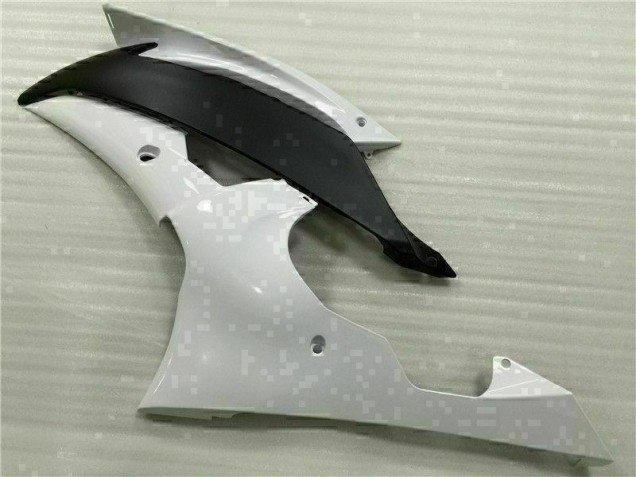 Kit Carénages & Plastique Yamaha R6 08-16 - Blanc Noir Kit Carénages & Plastique Yamaha R6 08-16 - Blanc Noir