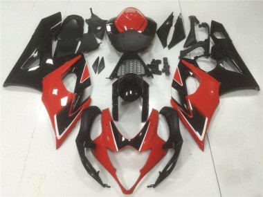 Kit Carénages Suzuki GSXR 1000 K5 05-06 - Rouge Noir