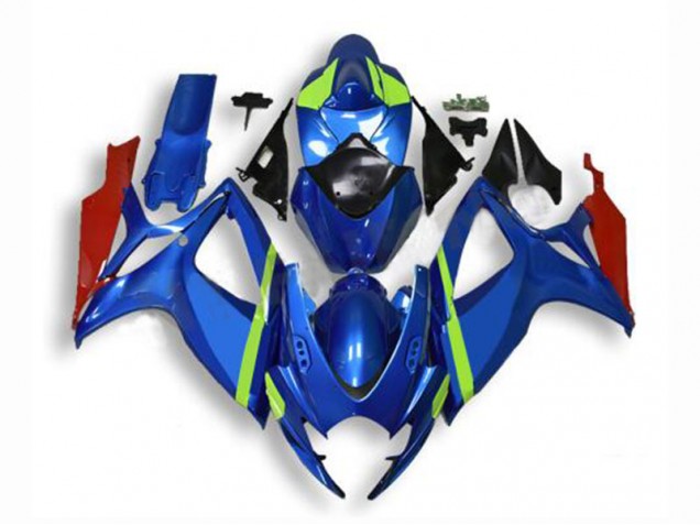 Kit Carénages Suzuki GSXR 600 / 750 K6 06-07 - Bleu Kit Carénages Suzuki GSXR 600 / 750 K6 06-07 - Bleu