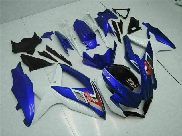 Kit Carénages Suzuki GSXR 600 / 750 K8 08-10 - Bleu Blanc Kit Carénages Suzuki GSXR 600 / 750 K8 08-10 - Bleu Blanc