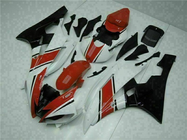 Kit Carénages Yamaha R6 06-07 - Rouge Blanc