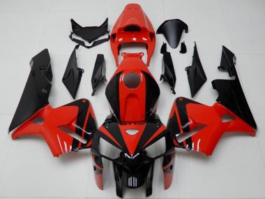 Carénages ABS Honda CBR600RR 2005-2006 - Rouge Noir Vendre
