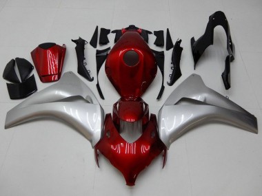 Carénages Moto Honda CBR1000RR 2008-2011 - Argent Rouge Marron Vendre