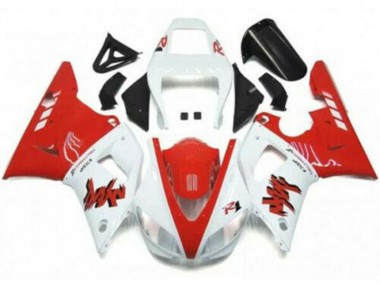 Carénages Moto Yamaha YZF R1 1998-1999 - Blanc Rouge Vendre