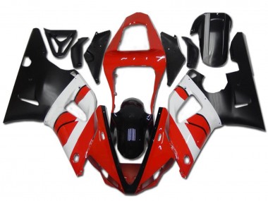 Carénage Moto Yamaha YZF R1 2000-2001 - Rouge Blanc Noir Brillant Vendre