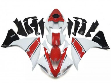 Carénages Moto Yamaha YZF R1 2009-2011 - Blanc Rouge Noir Vendre