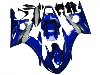 Carénage Moto Yamaha YZF R6 2003-2004 - Bleu Blanc Vendre